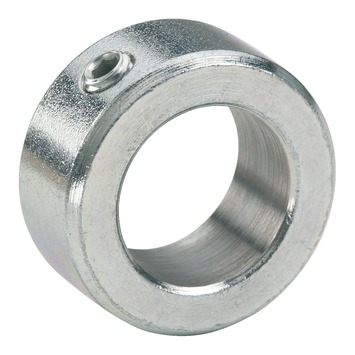 Stelring   binnen zeskant bout verzilverd 12,2 mm 2st
