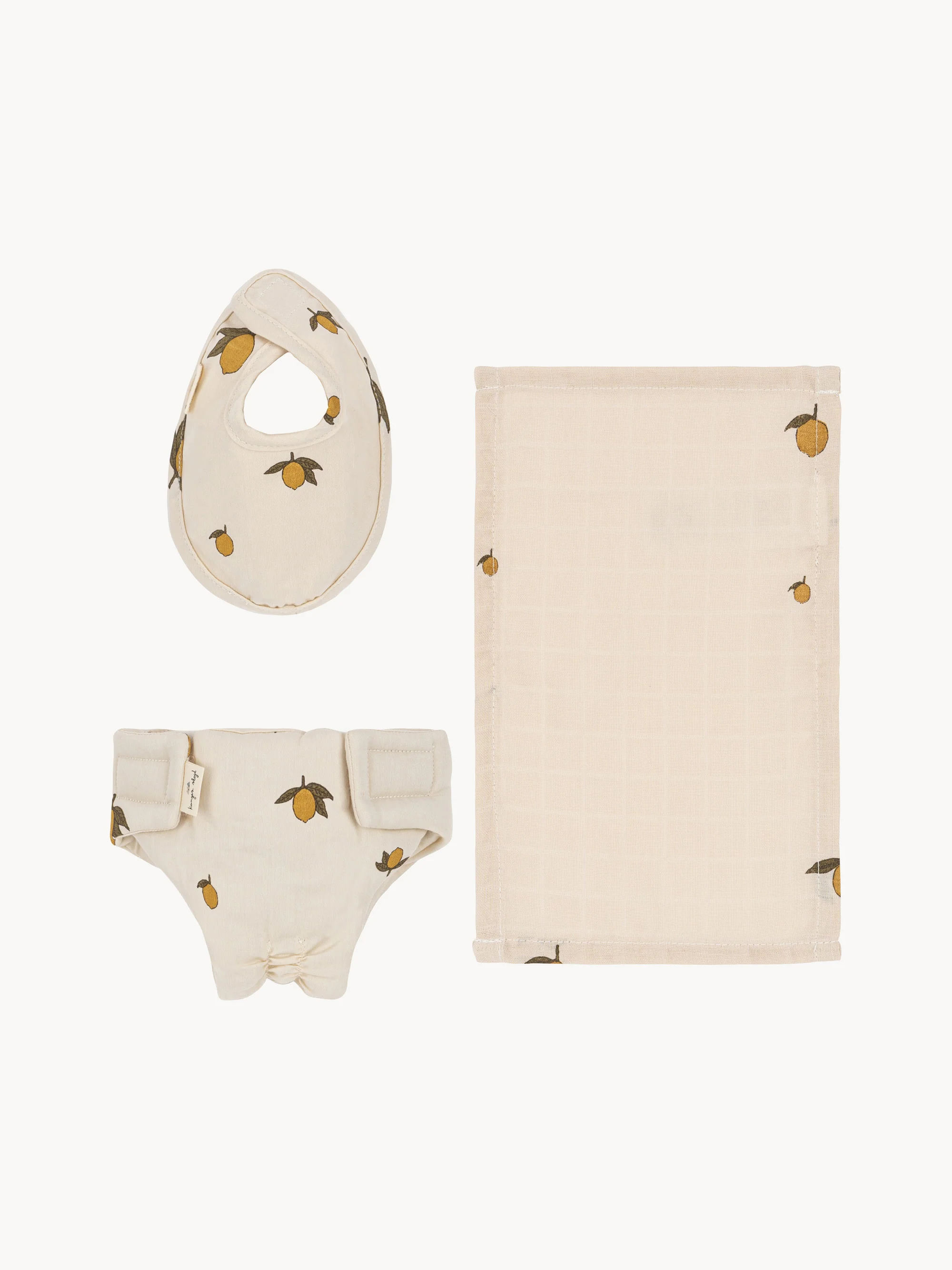 Poppenverzorgingsset Lemon met tas