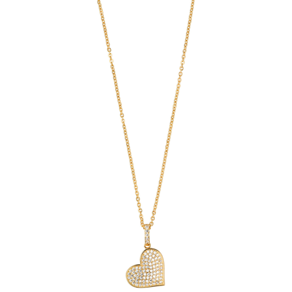 Gina Benotti Damen Kette mit Herz-Anhänger gold