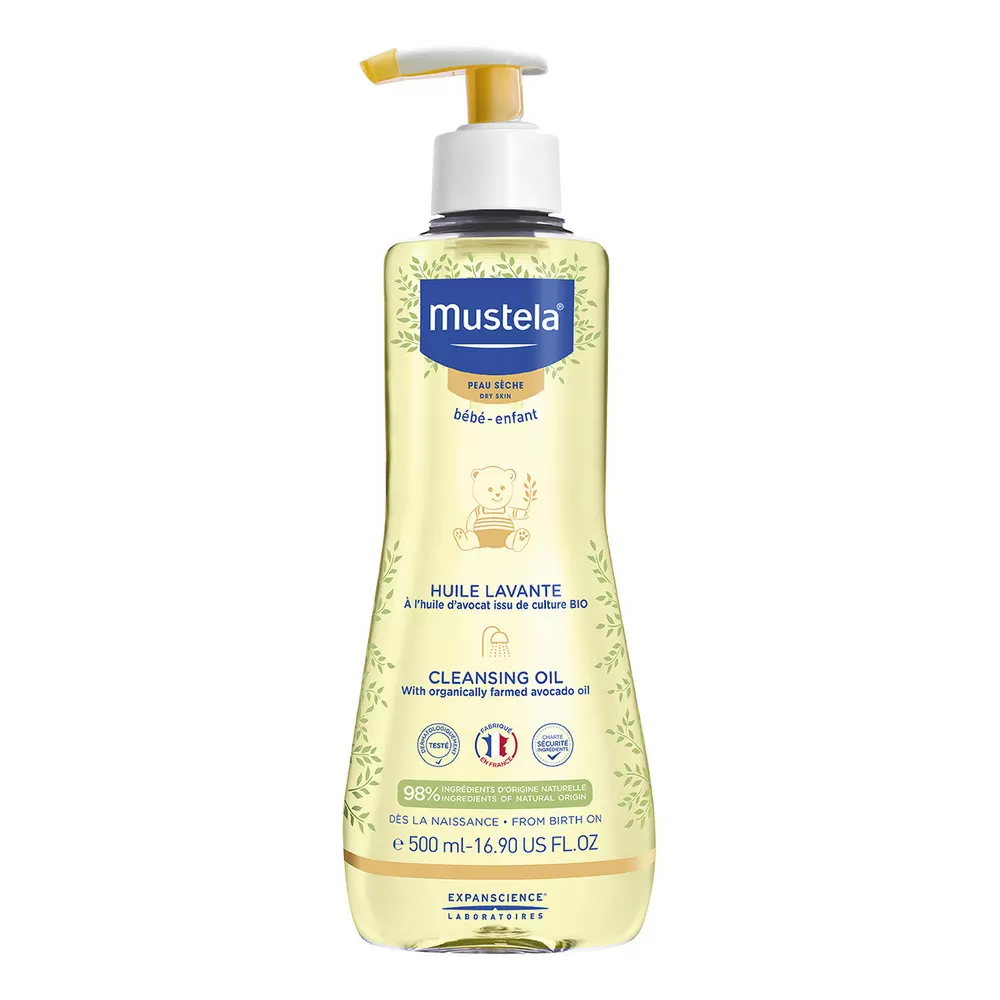 Mustela Cleansing Oil Dry Skin - 500 ml.