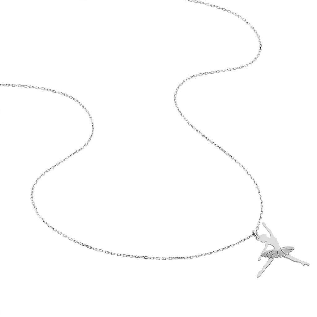 Collier Ritej Argent Blanc