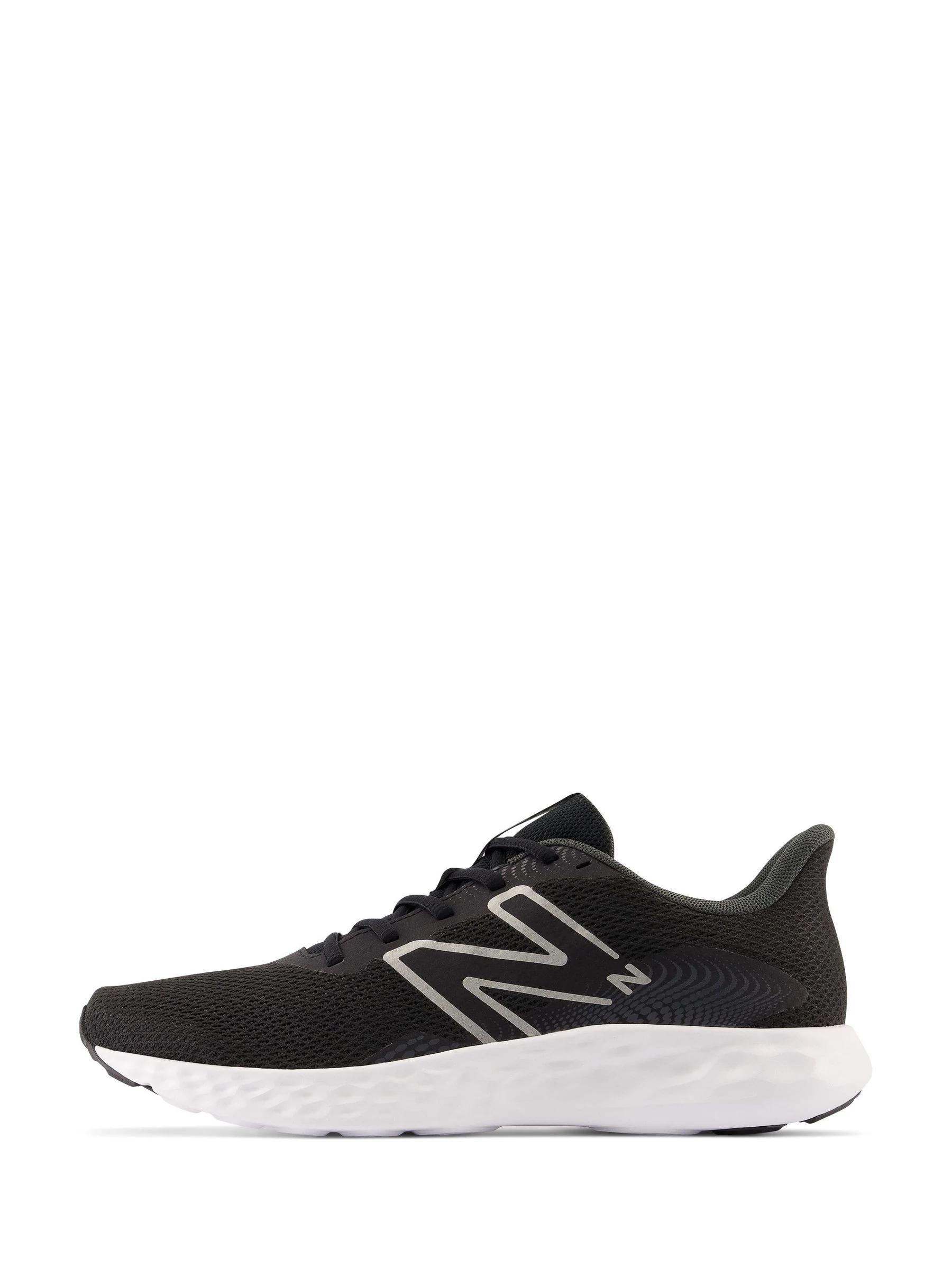 Zwart chroom - New Balance 411 herenslippers