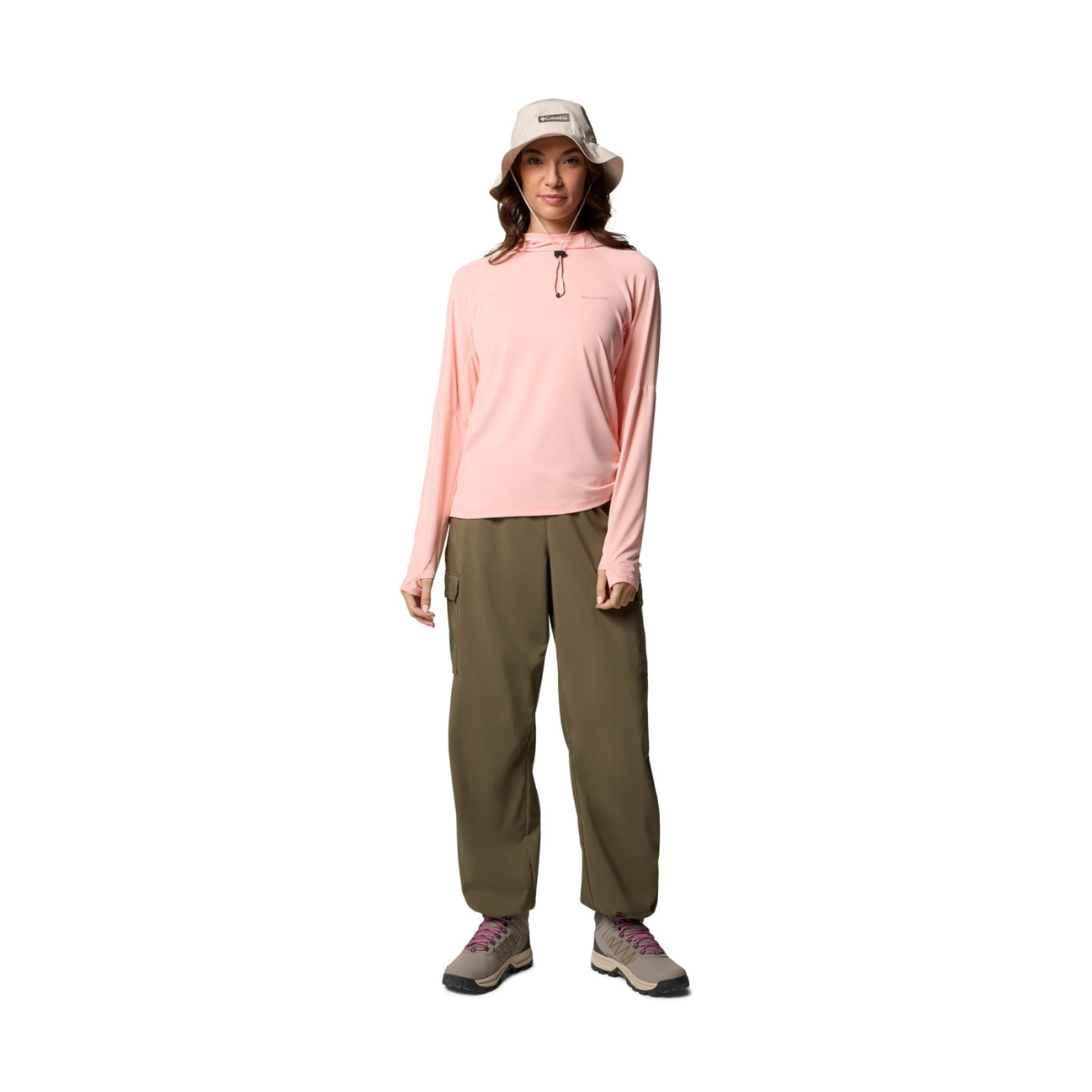 Columbia Skien Valley Hoodie, dame (Pink Sand)