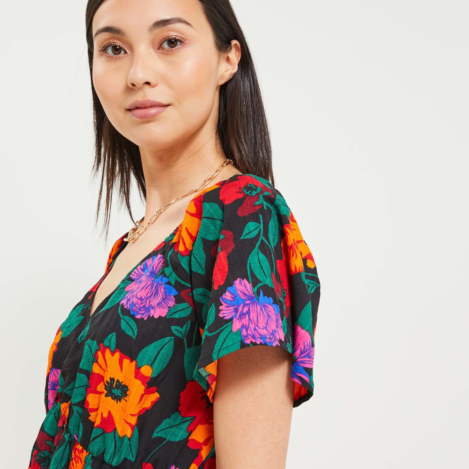 Robe imprimée femme