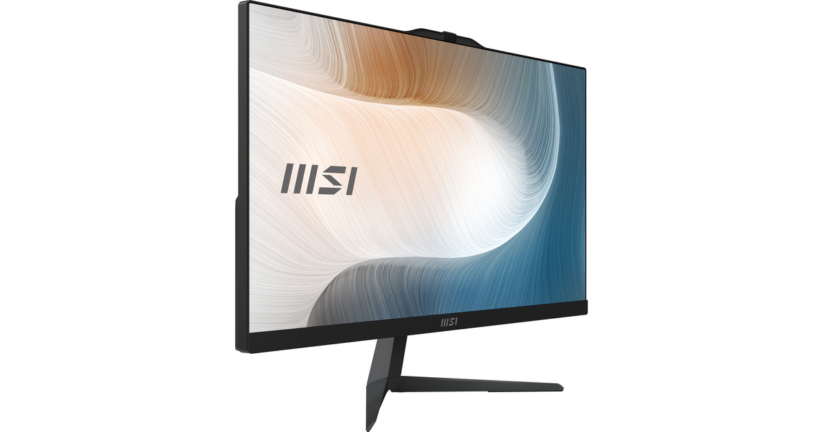 MSIModern AM242 1M-1221EU all-in-one pc  (Zwart | Core 3 100U | Intel Graphics | 8 GB | 256 GB SSD)