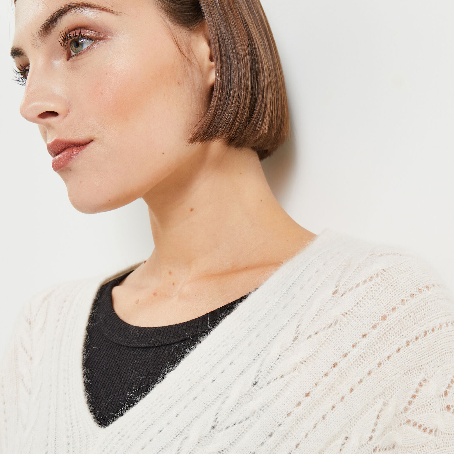 Pull maille femme