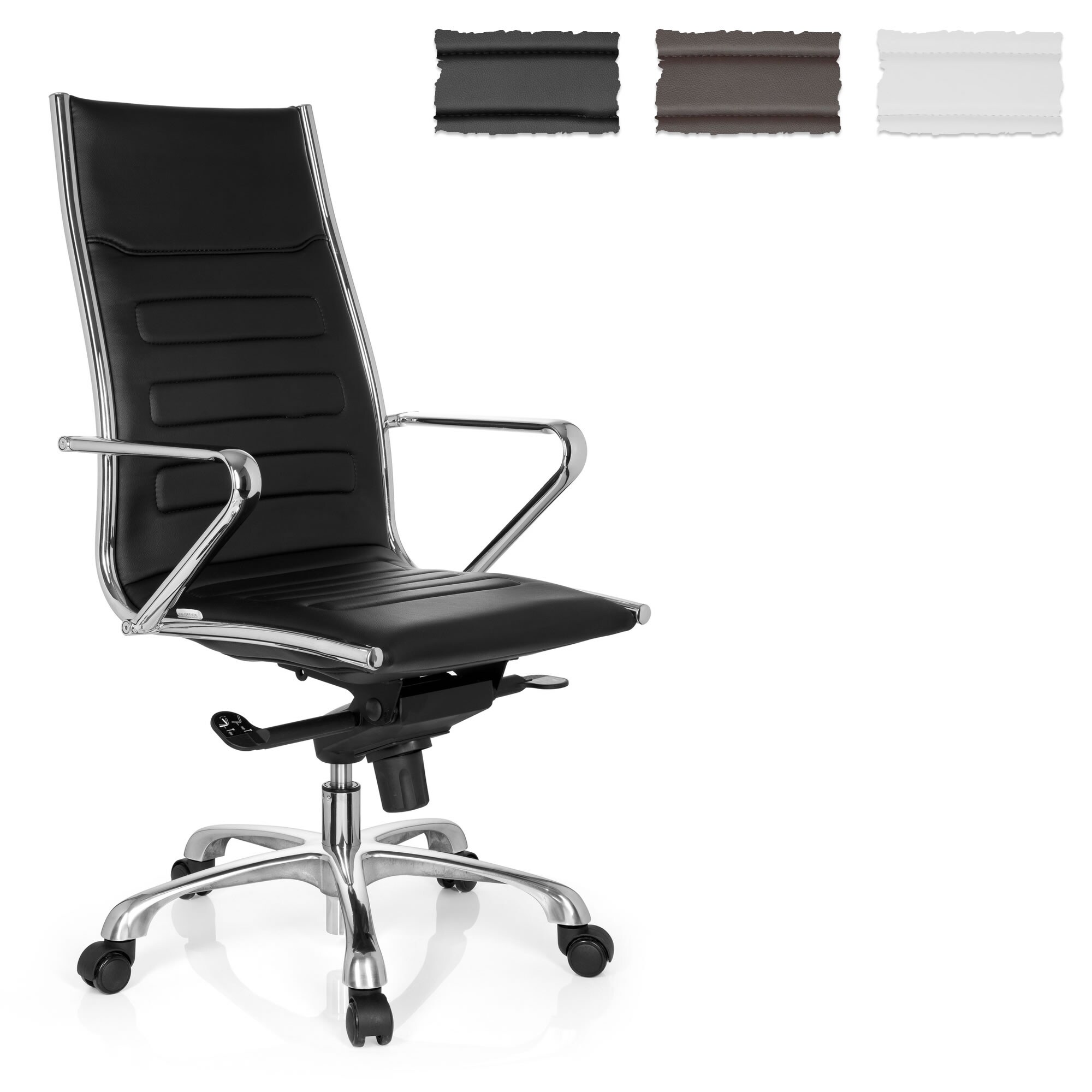 Profi Chefsessel PARIBA III Kunstleder mit Armlehnen hjh OFFICE