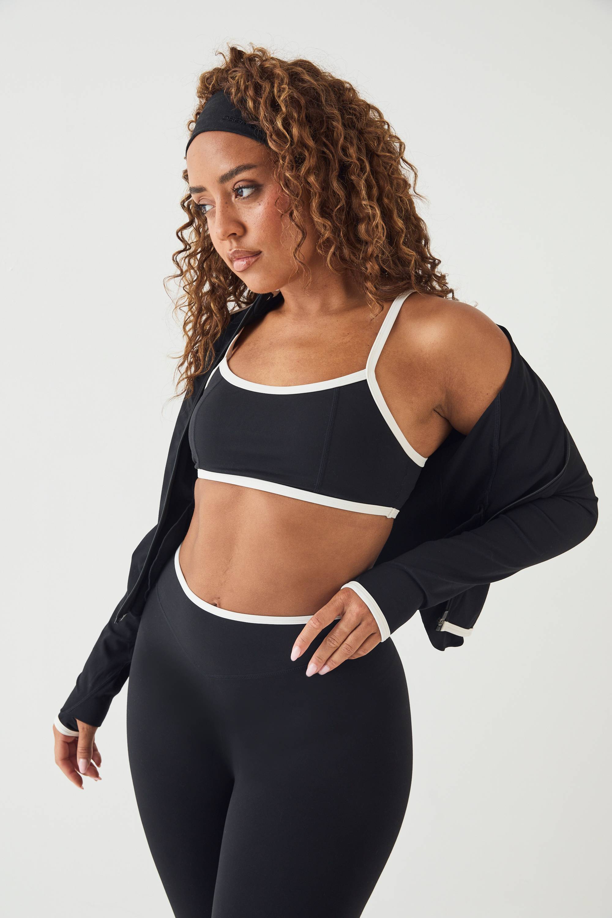 Brassière De Sport Mini Sculptante À Détails Contrastés Dsgn Studio