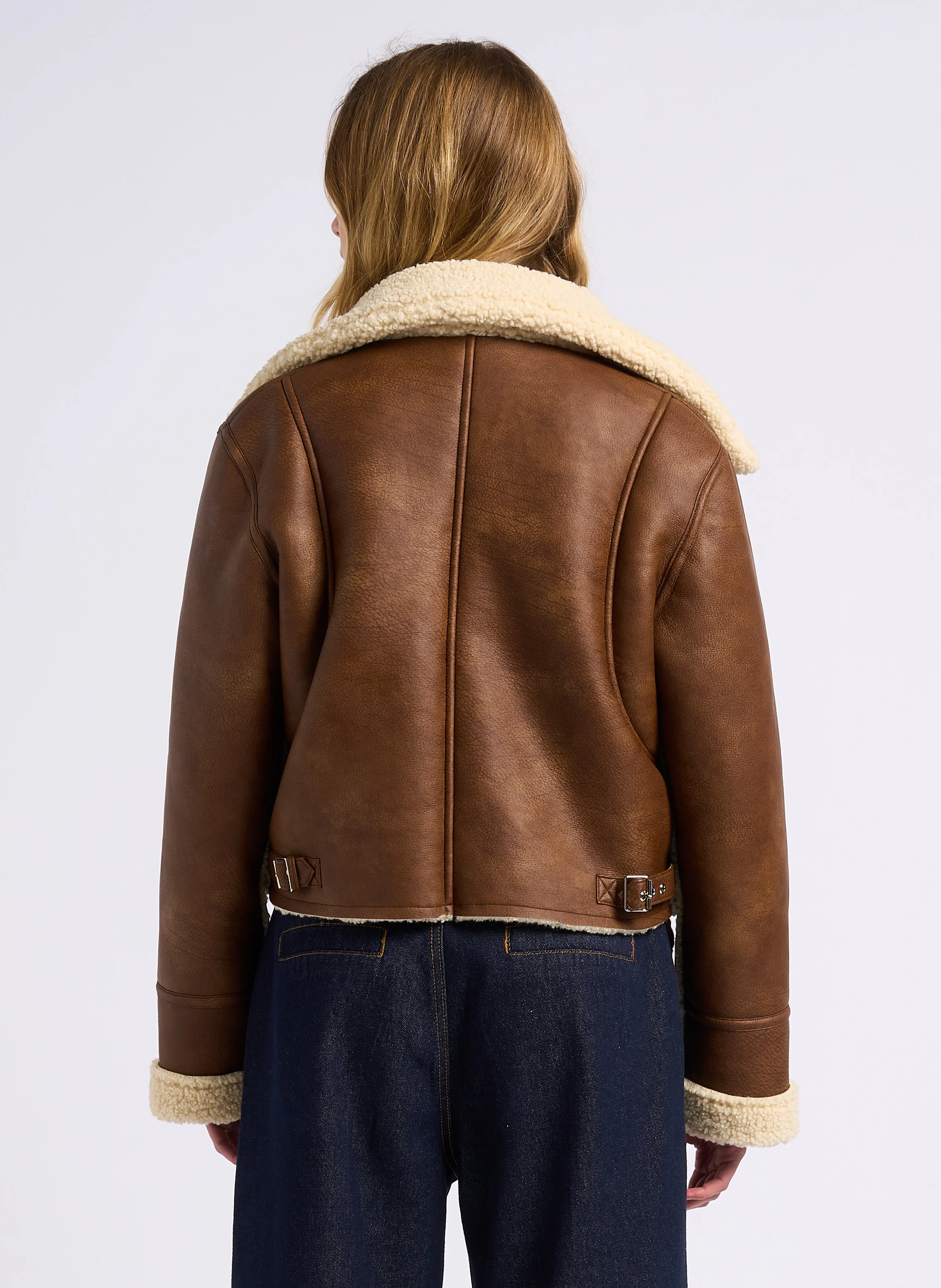 EMILIO - Veste courte col classique| Marron