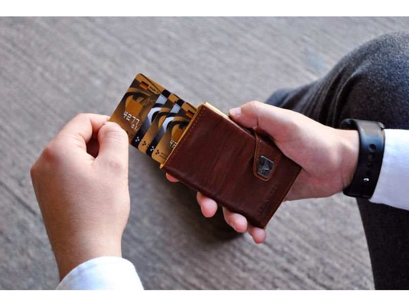 TRU VIRTU Portemonnaie Click & Slide Wallet Kartenetui