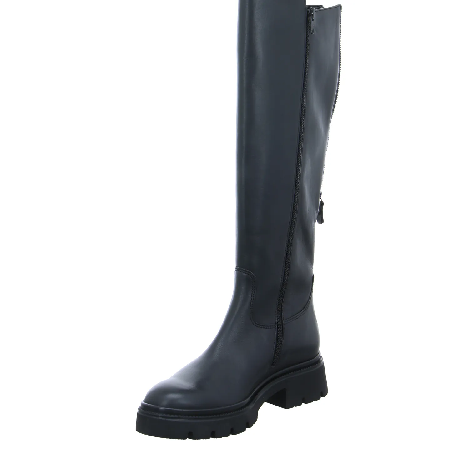 GABOR Stiefel Schwarz Leder