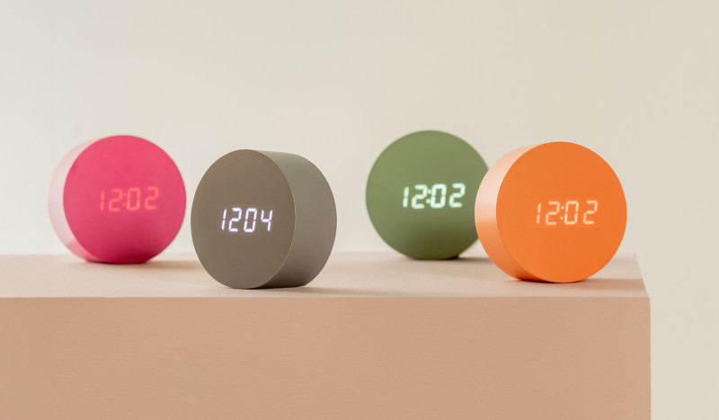 Alarm Clock Spry Round KA5981BP Bright pink