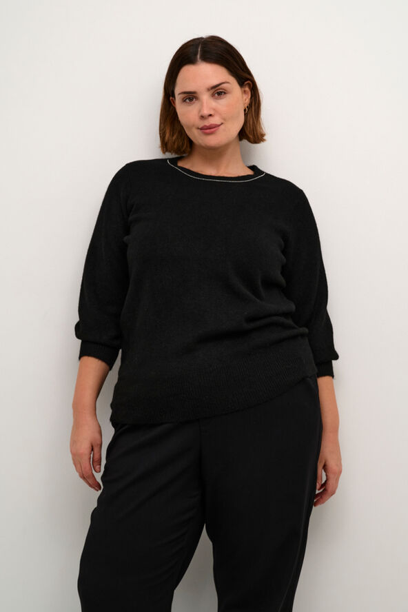 Kaffe Curve KCmerida Pullover Black deep cc.