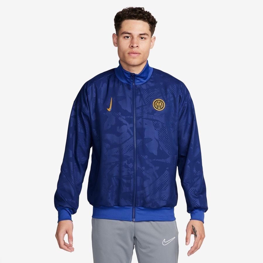 Inter Milan Veste Dri-FIT Strike Anthem 3. - Bleu Marine/Jaune Doré