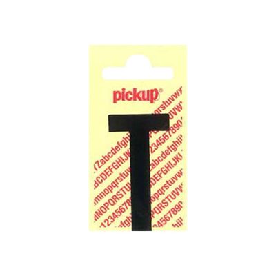 Pickup - Étiquette autocollante - 150 mm - Lettre T - noir mat