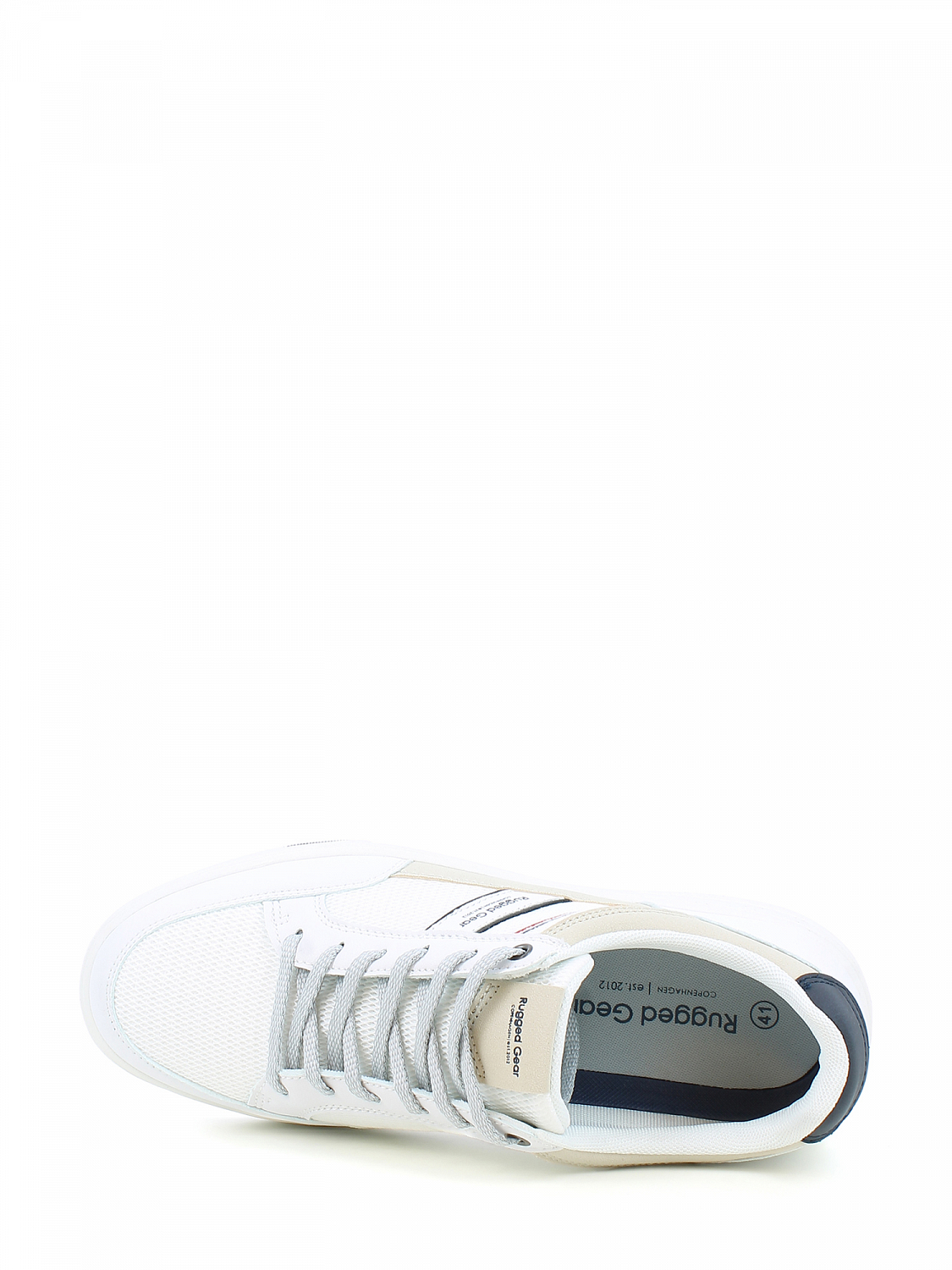 Rugged Gear White Retro Tennis