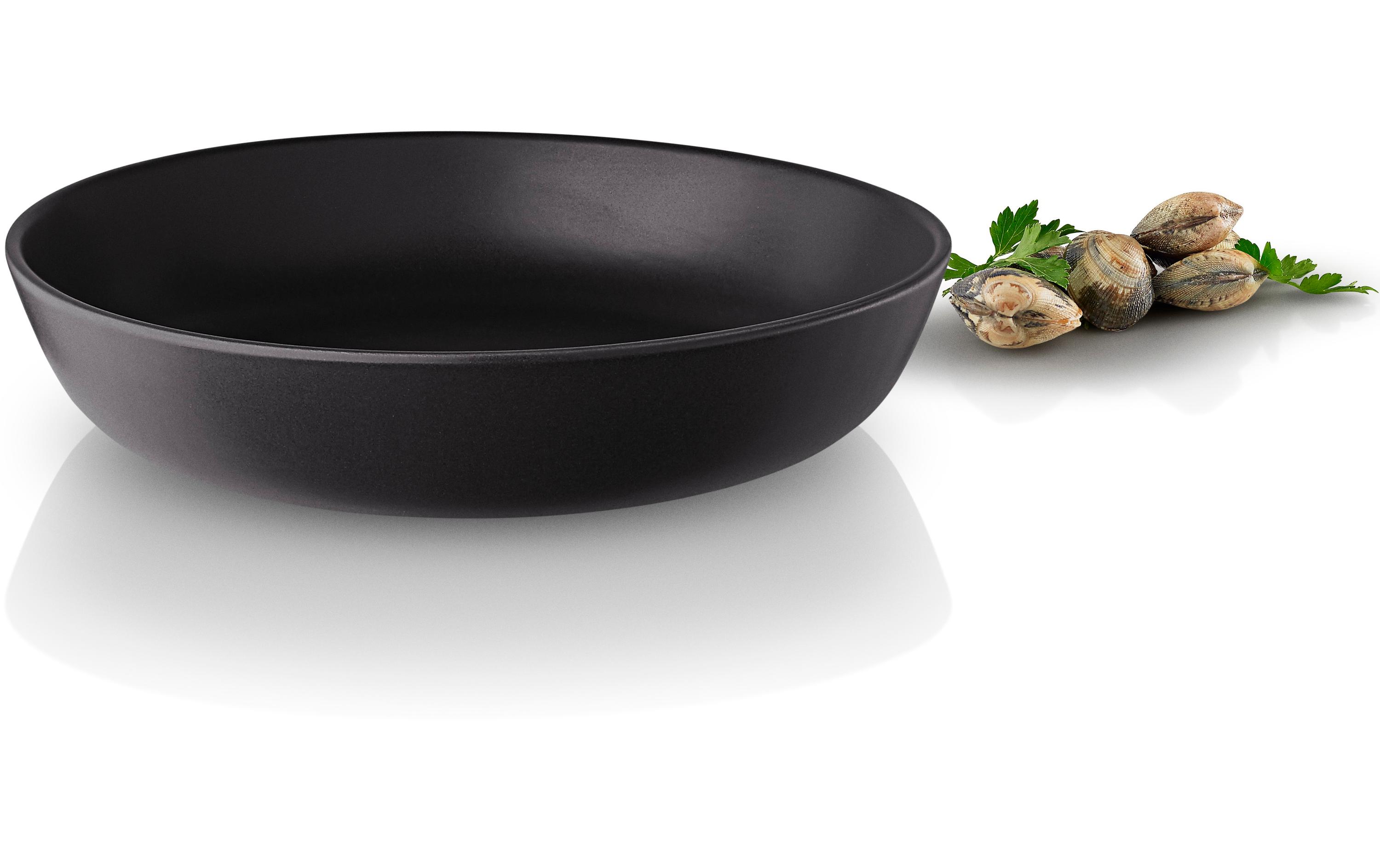 Suppen- & Pastateller Nordic Kitchen 4 Stück, SchwarzTeller mit senkrechter Kante