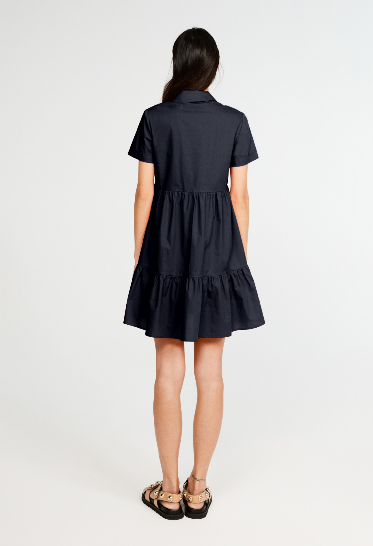 Robe evasee sans manche