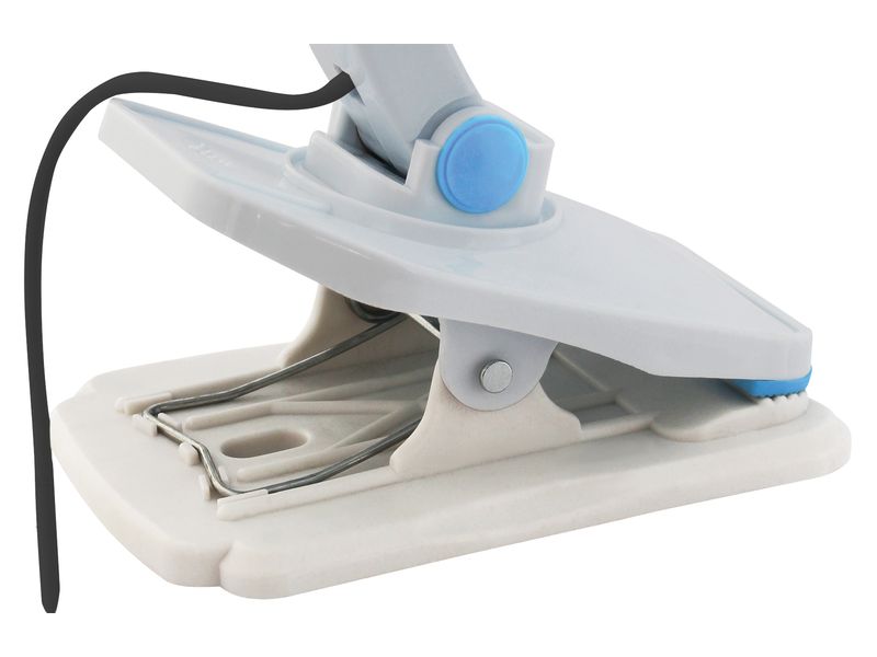 Eurotrail Klammer-Ventilator 12 V Hellblau/Weiss Faltbarer Ventilator