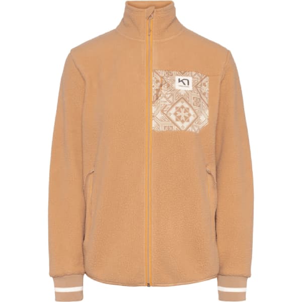 Veste polaire KARI TRAA ROTHE MIDLAYER LIGHT BROWN