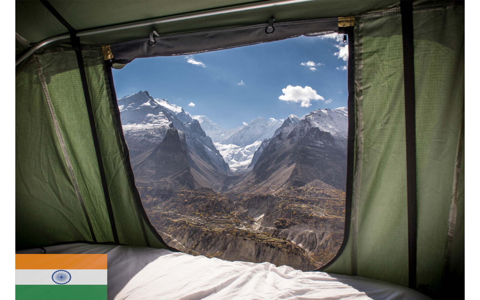 Gordigear Dachzelt Tanami Plus 140 mit Vorzelt grün 140 x 320 cm für 2 Personen