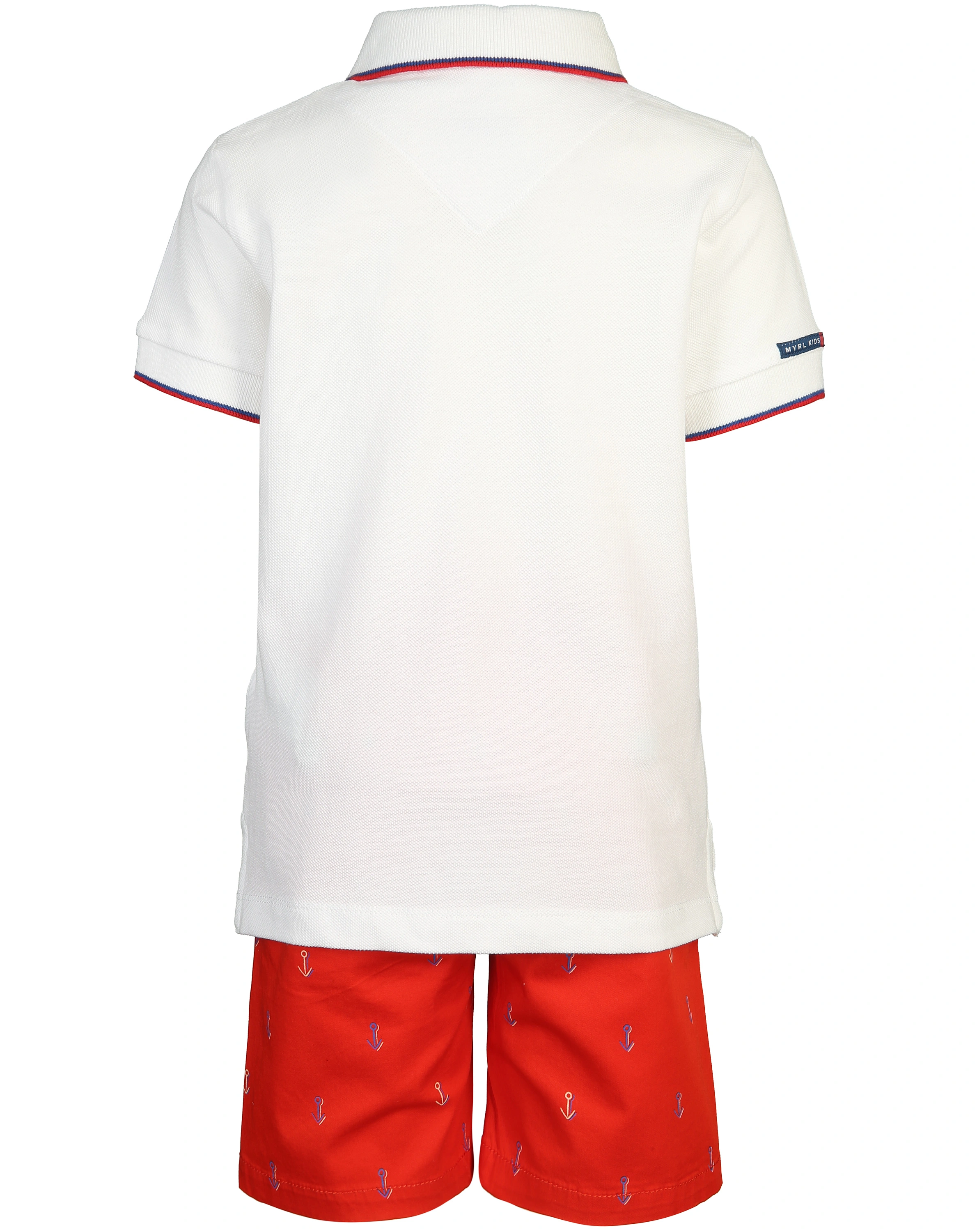 Poloshirt SPORTY 2-teilig in rot