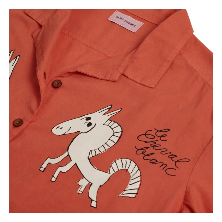 Bobo Choses Chemise Cheval Blanc x Smallable | Orange
