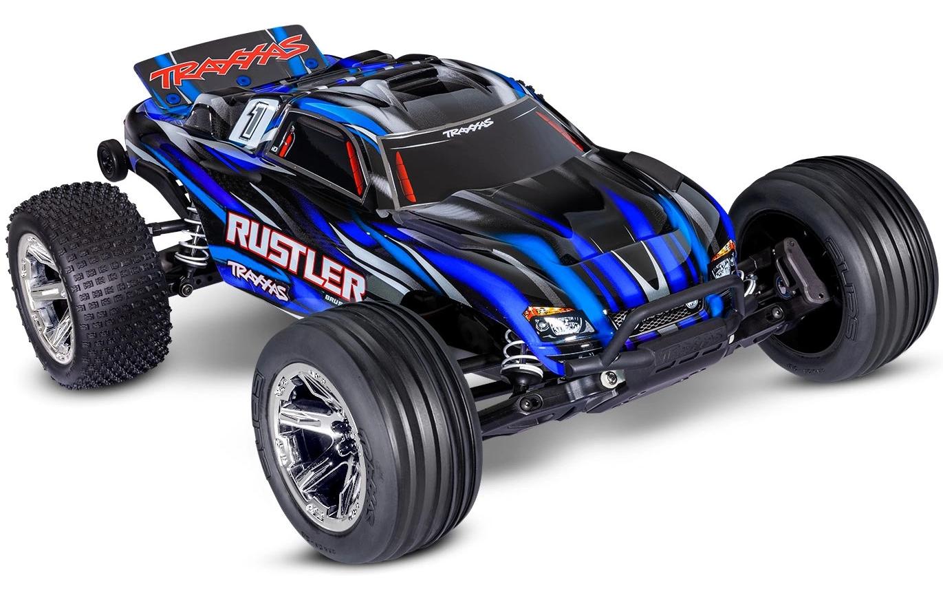 Stadium Truck Rustler HD 2WD BL-2s Blau, ARTR, 1:10<br>2WD-Heckantrieb Truck