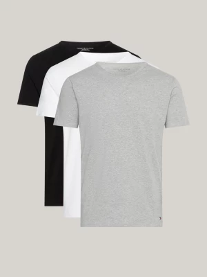 Pacote com 3 camisetas essenciais premium com elastano