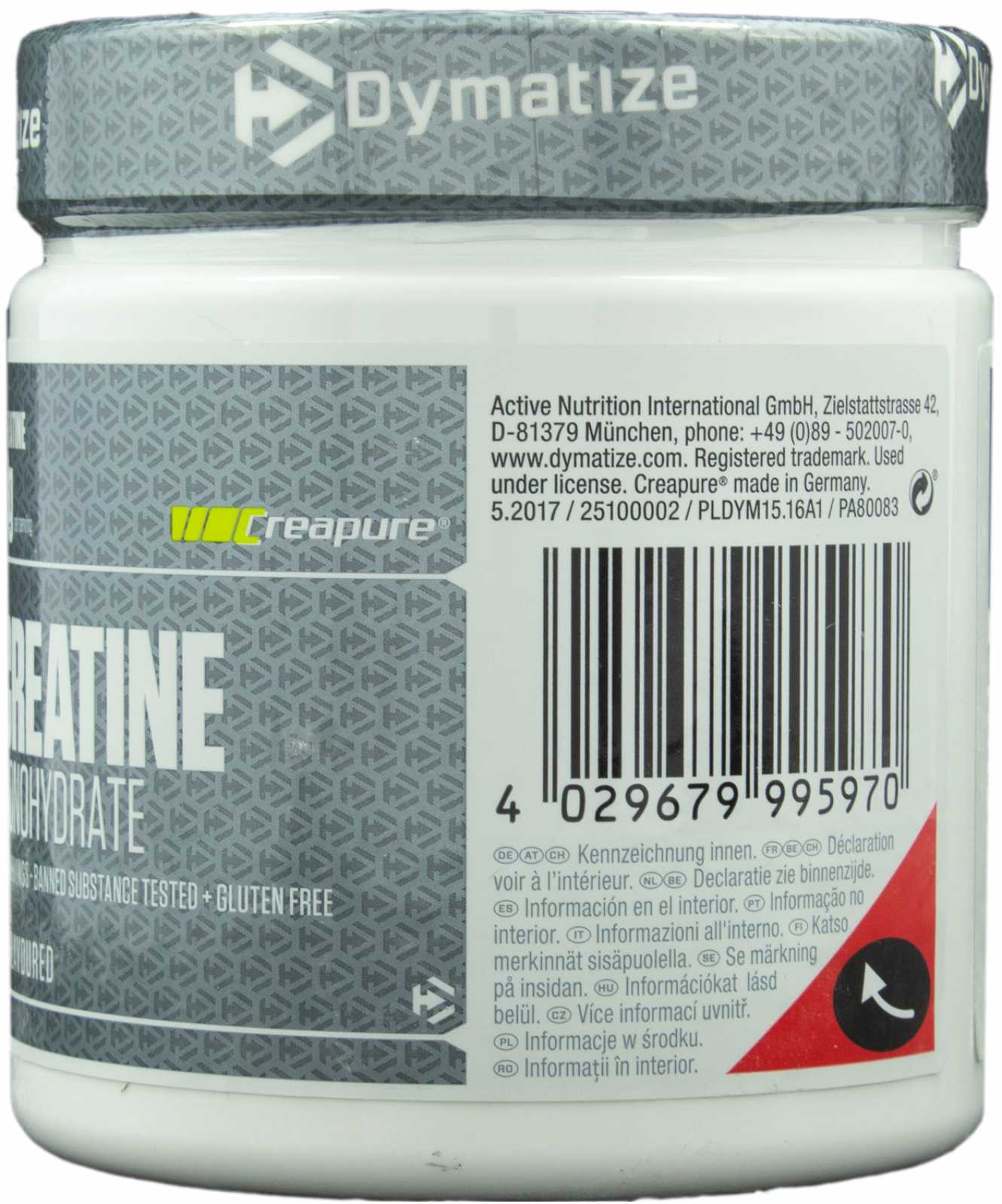 Monohidrato de Creatina Dymatize (Creapure®) 300g