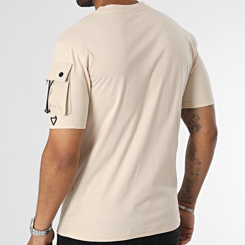 Tee Shirt A Poche Beige