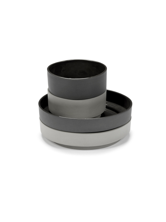 Valerie Objects Inner Circle by Maarten Baas kom Ø13,5 Light Grey