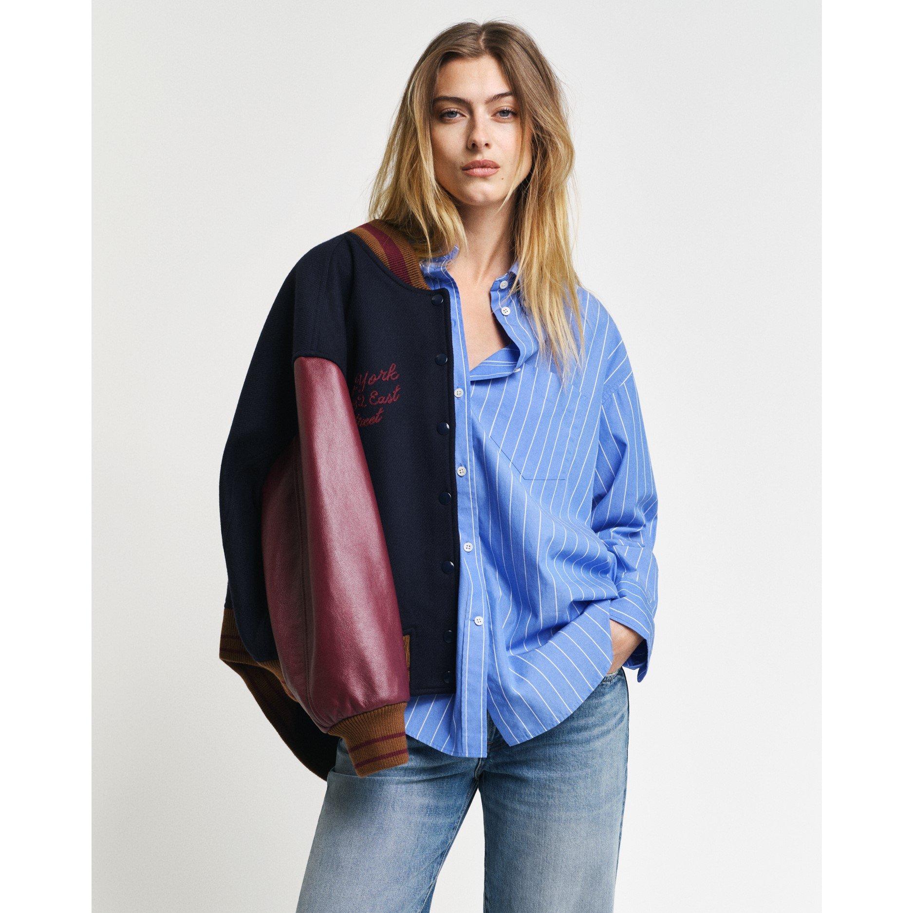 Gant OS STRIPED POPLIN BD SHIRT CLEAR SK