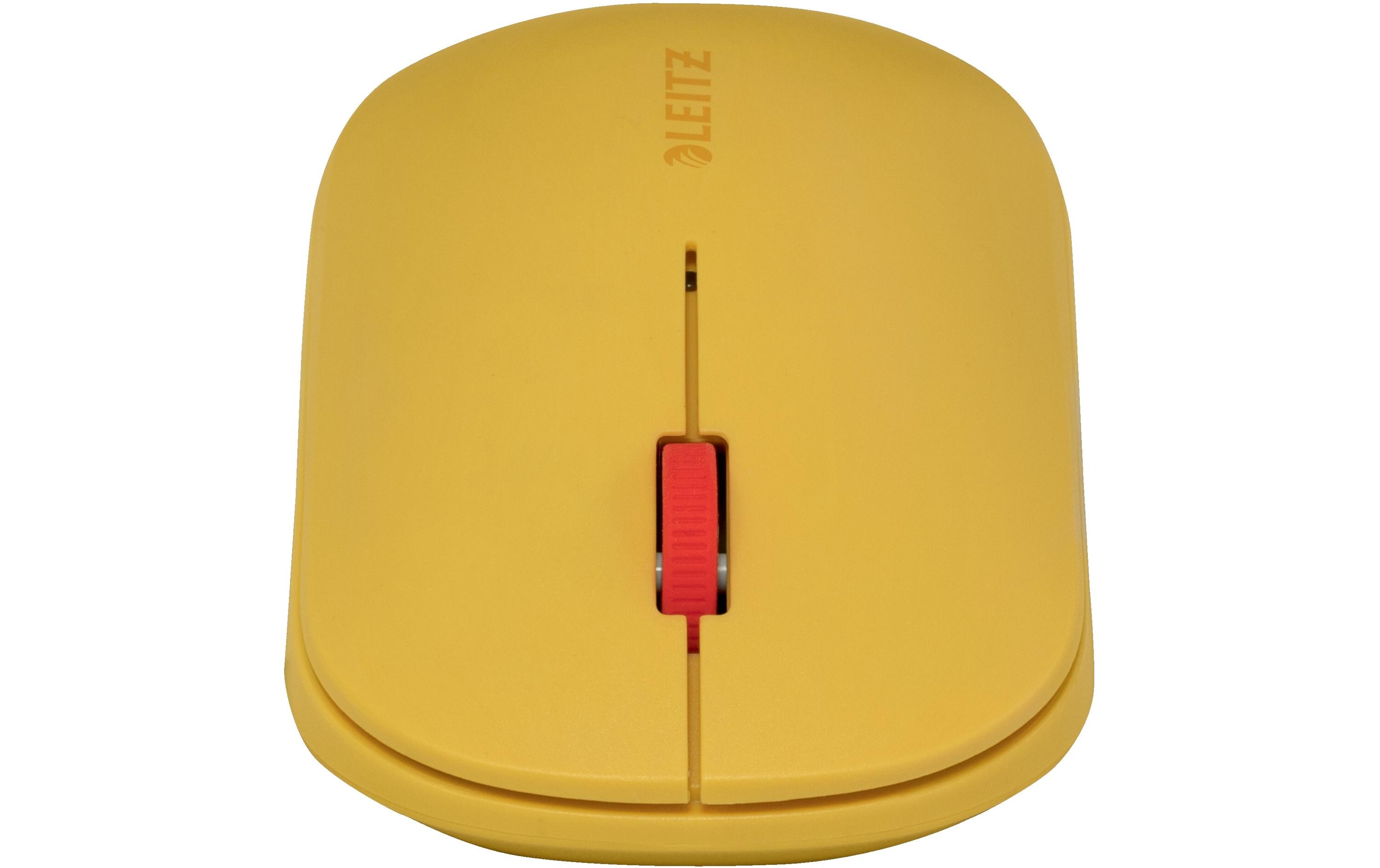 Maus Cosy Kabellose Warmes GelbDual Kabellose Computermaus