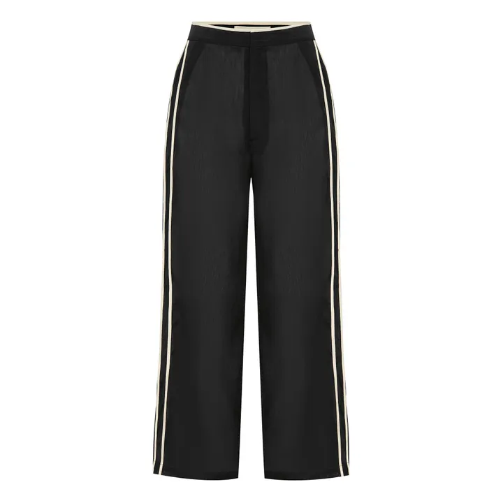 All That Remains Pantalon Ana Soie | Noir