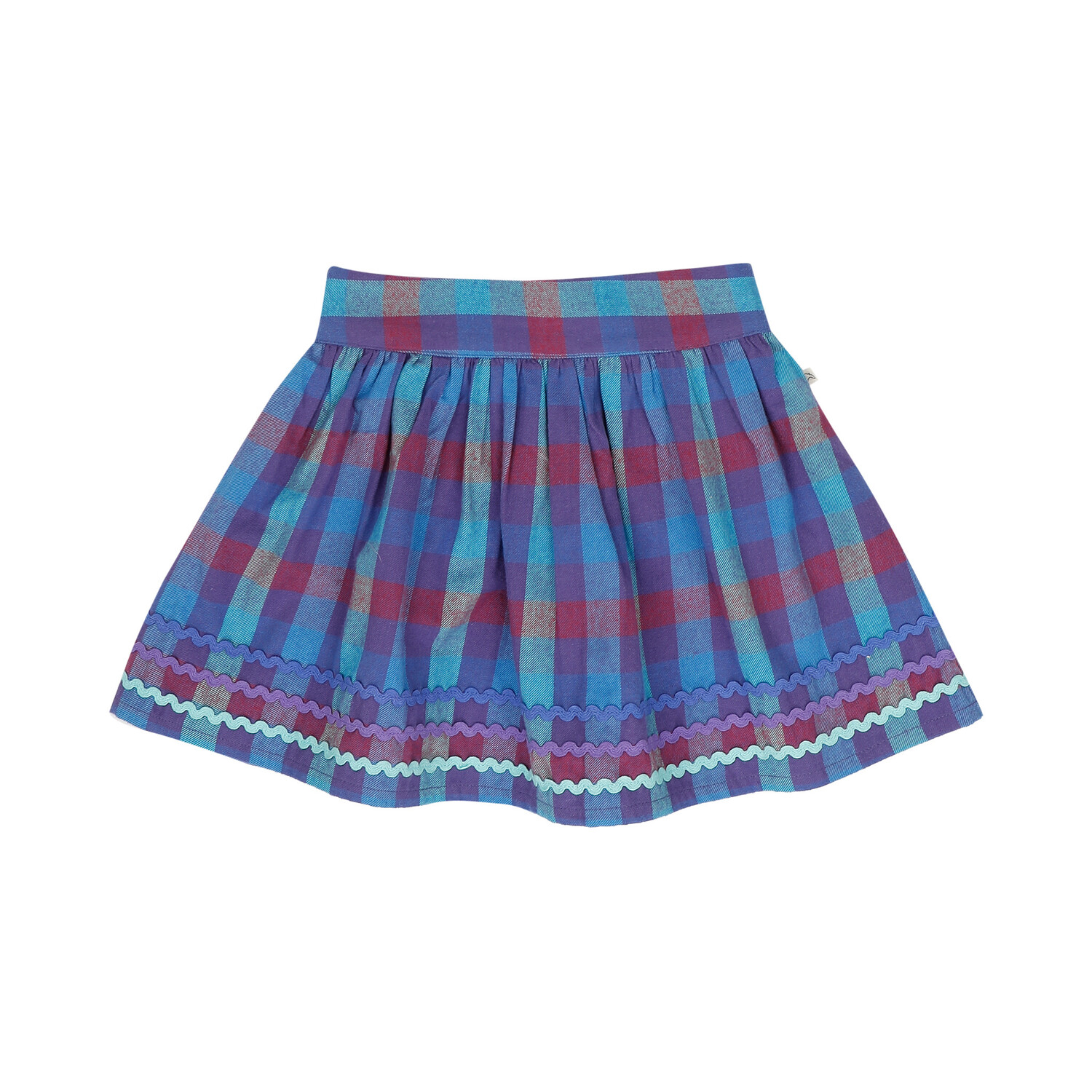 Jenest | Sara Skirt | Purple Multi Check