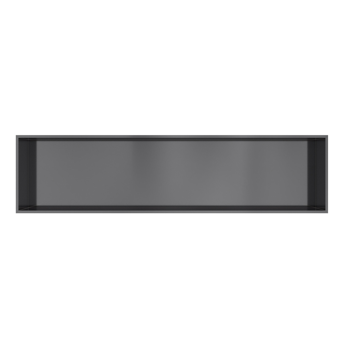 Hotbath &More inbouwnis 30x120x10cm geborsteld zwart PVD