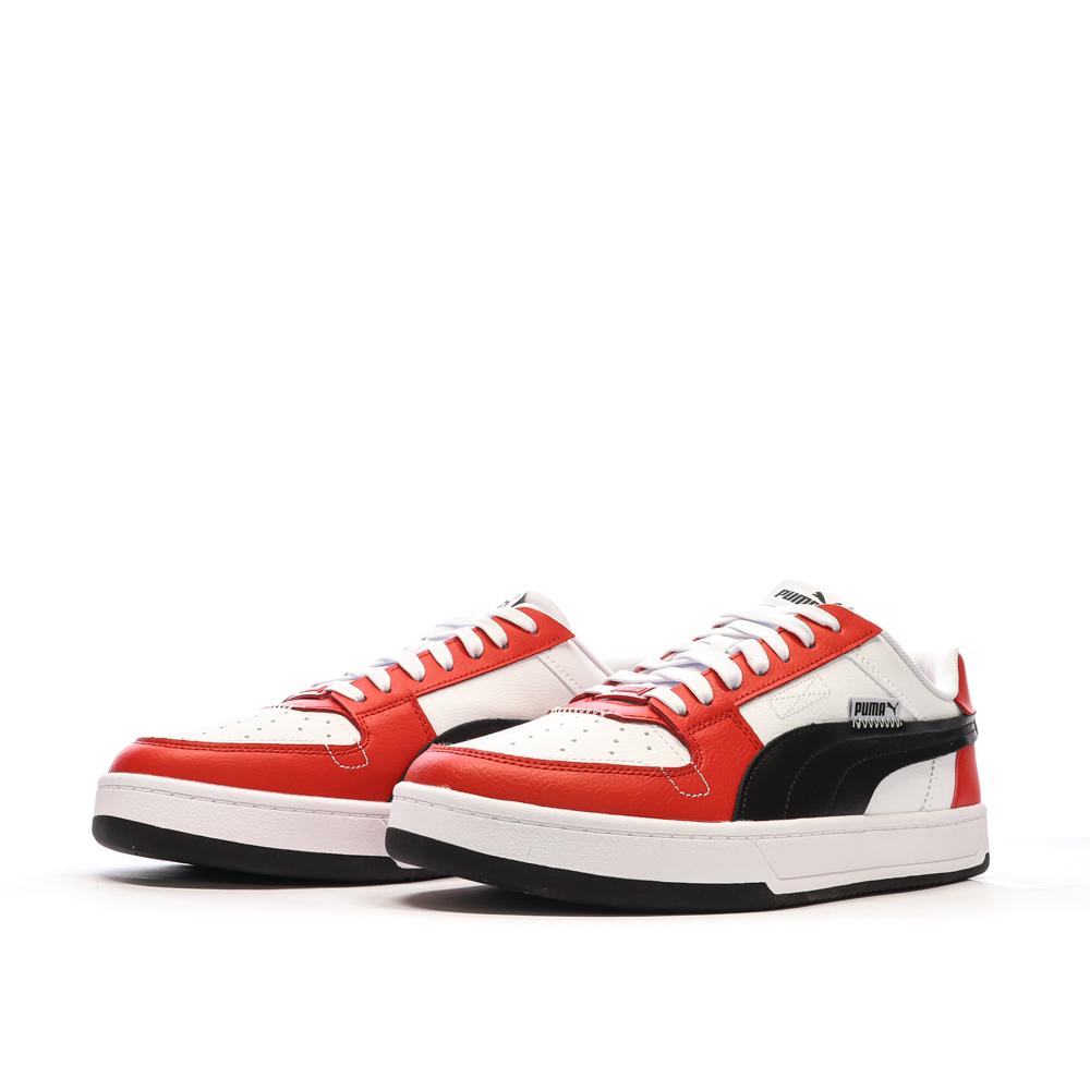 Puma Baskets Blanches/Noires/Rouges Homme Puma Caven 2.0 Wip