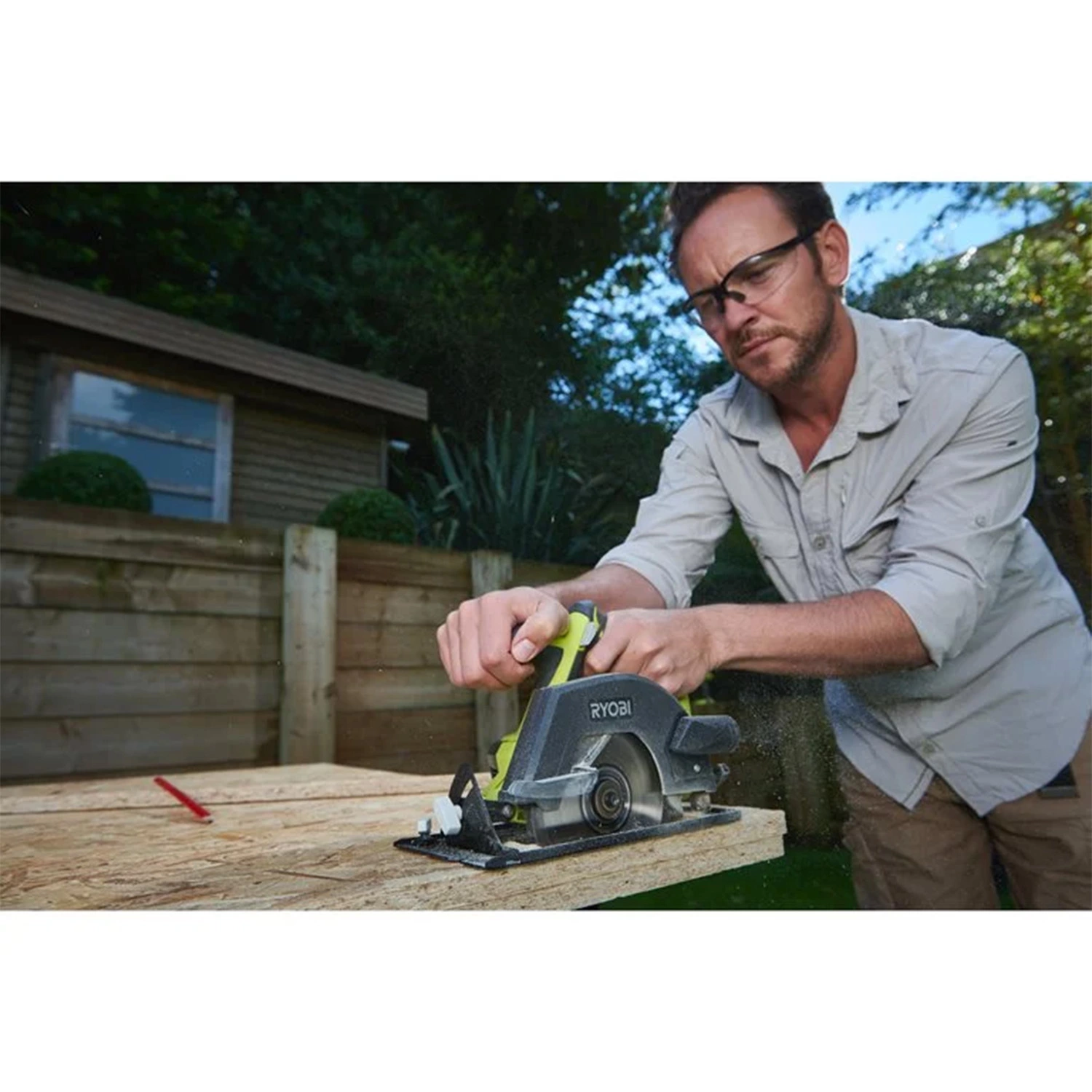 Ryobi R18CSP-0 One  18V Li-Ion Accu cirkelzaag body - 150mm