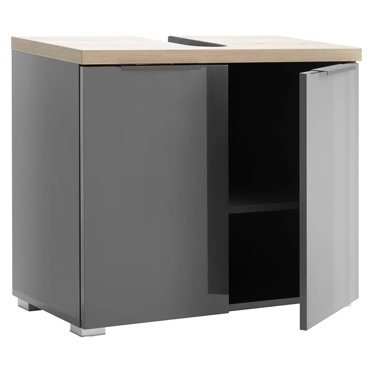 Waschbeckenunterschrank Mundi Artisan Eiche,grau