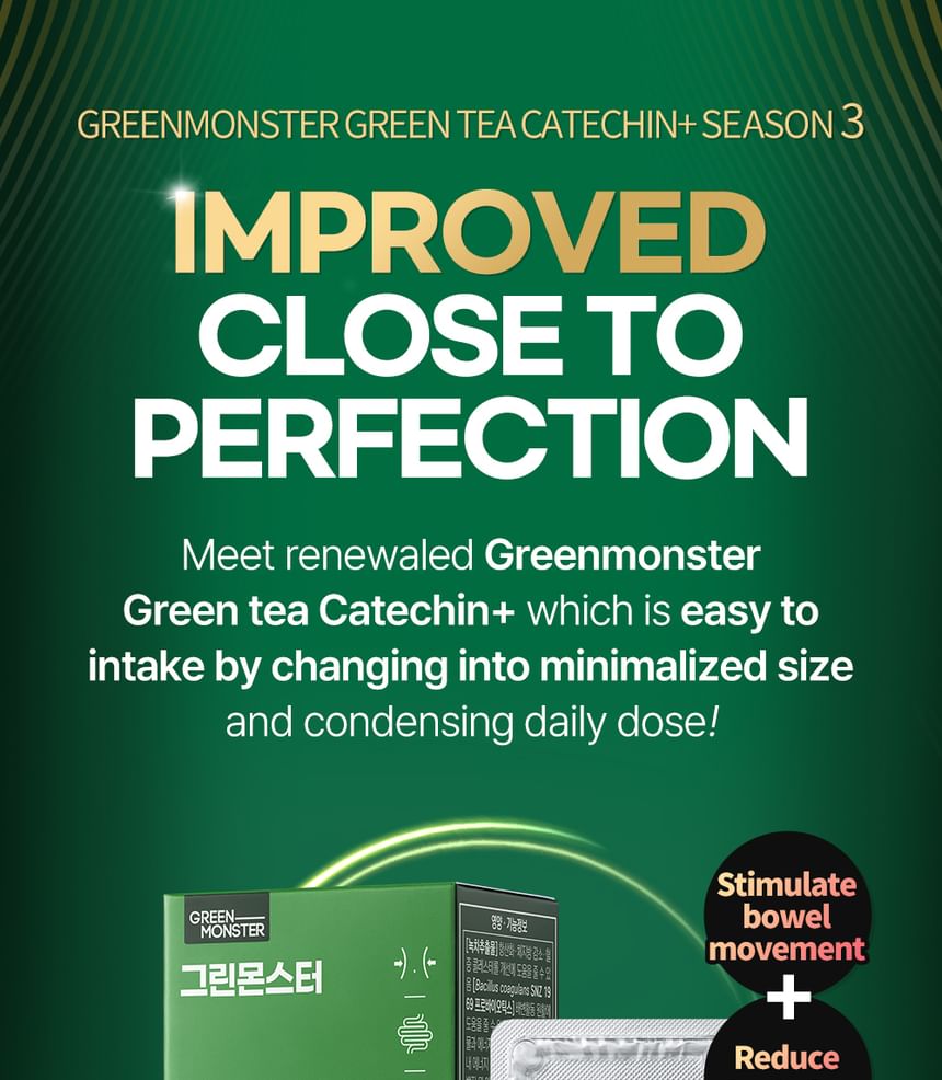 GREEN MONSTER - Dieet 14 in 1 Groene Thee Catechine+