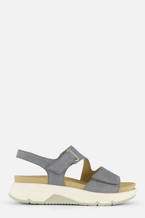 Gabor Sandalen blauw Nubuck