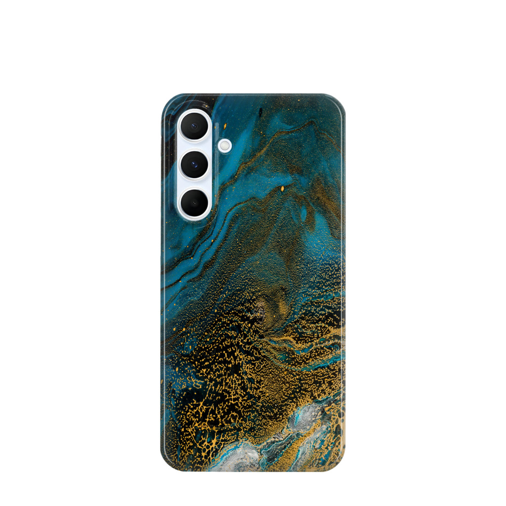 Samsung Galaxy A55 Kunststoff Hülle Ozeangold - Blau