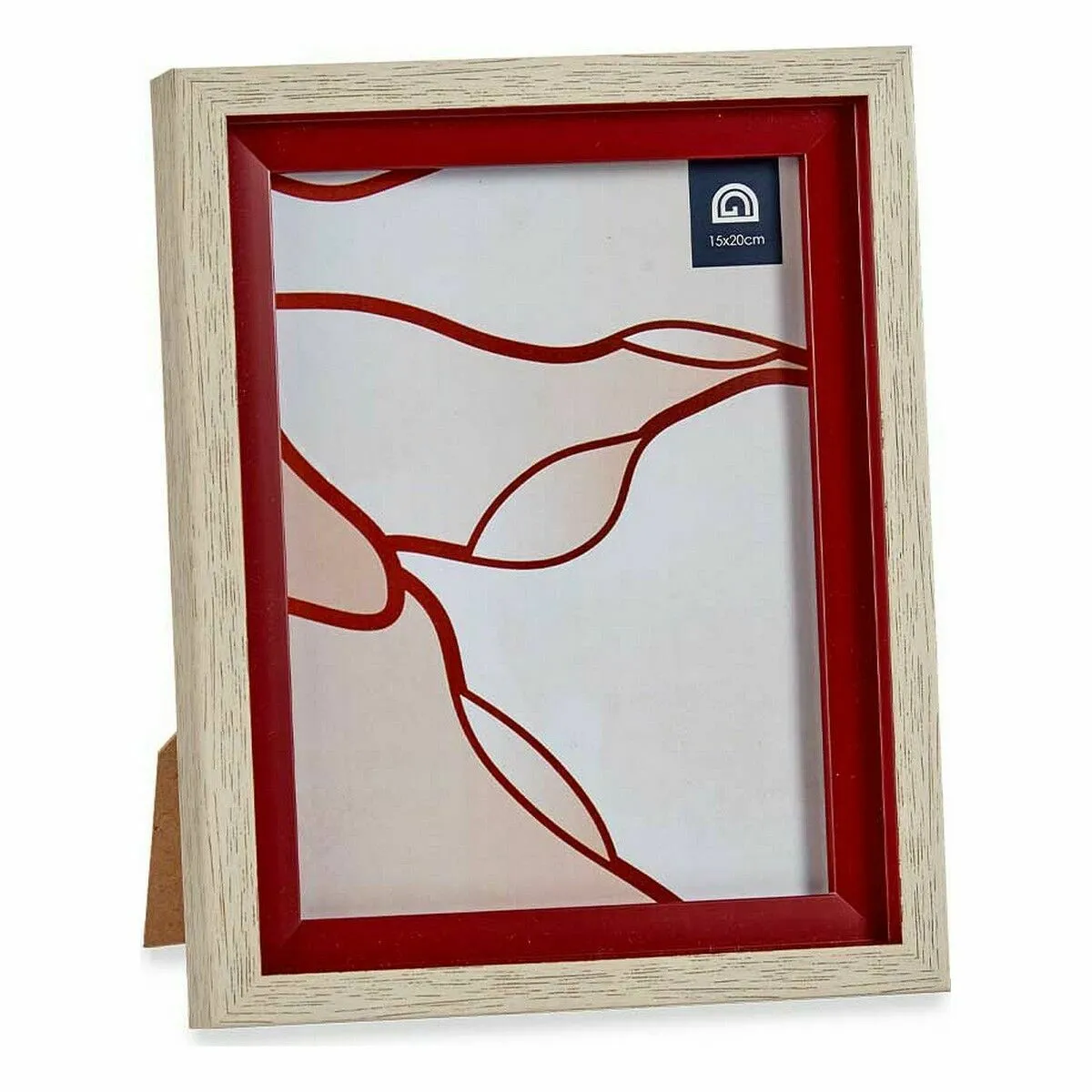 Gift Decor Verre Rouge Bois