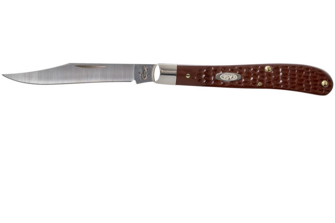 Case Slimline Trapper Brown Synthetic, 00135, 31048 SS zakmes