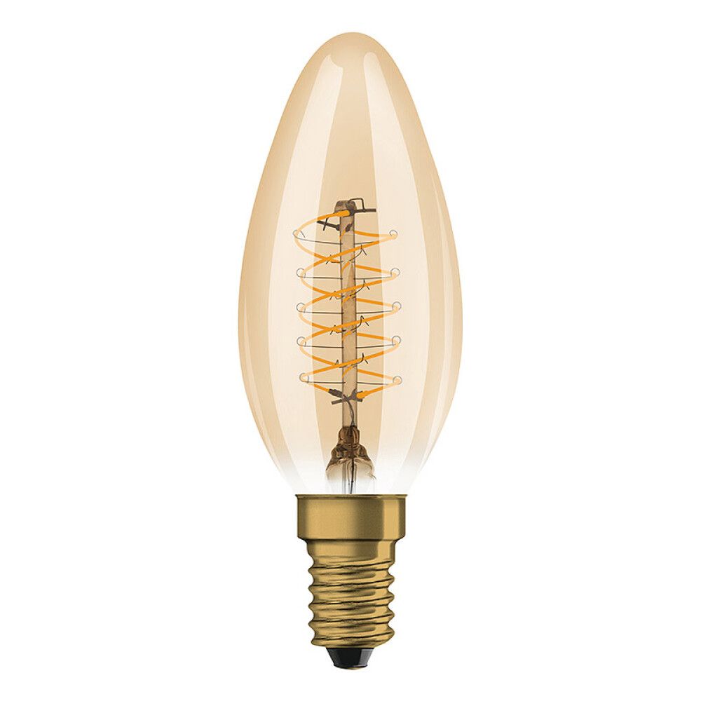 LYSKILDE OSRAM LED KRONE 2200K E14 3,4W GULL