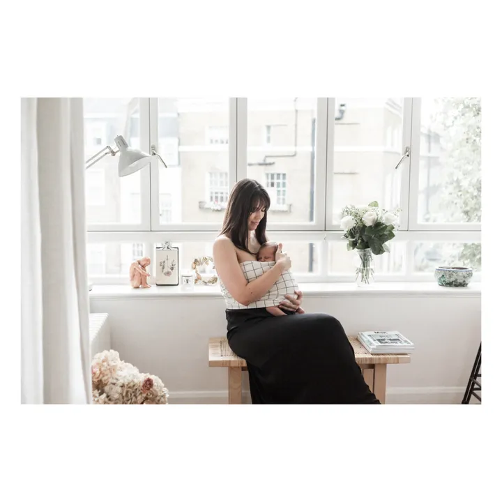 Studio Romeo Bandeau peau à peau en coton bio Easy Lover | Blanc