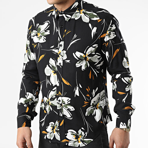 Chemise Manches Longues G-9034 Noir