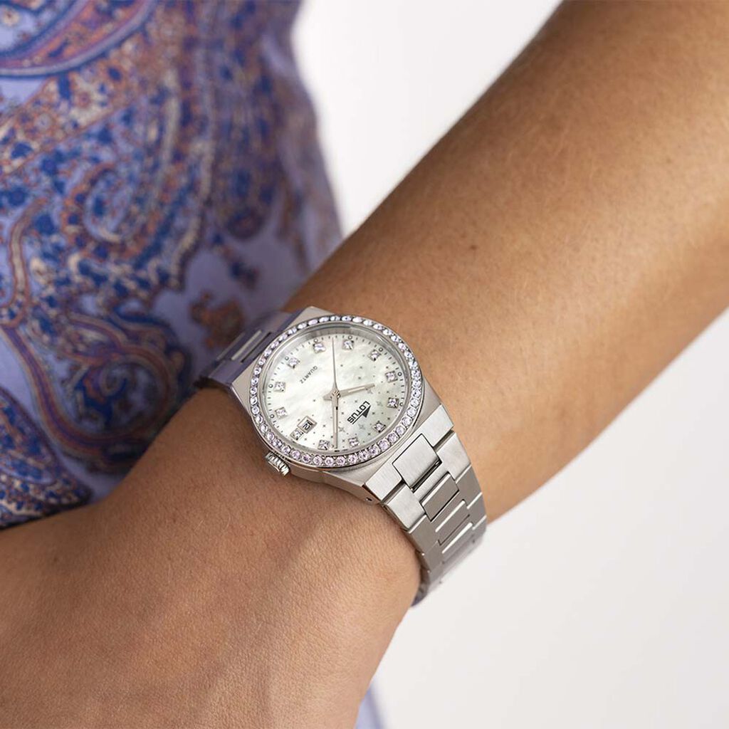 Montre Lotus Freedom Collection Nacre Blanche