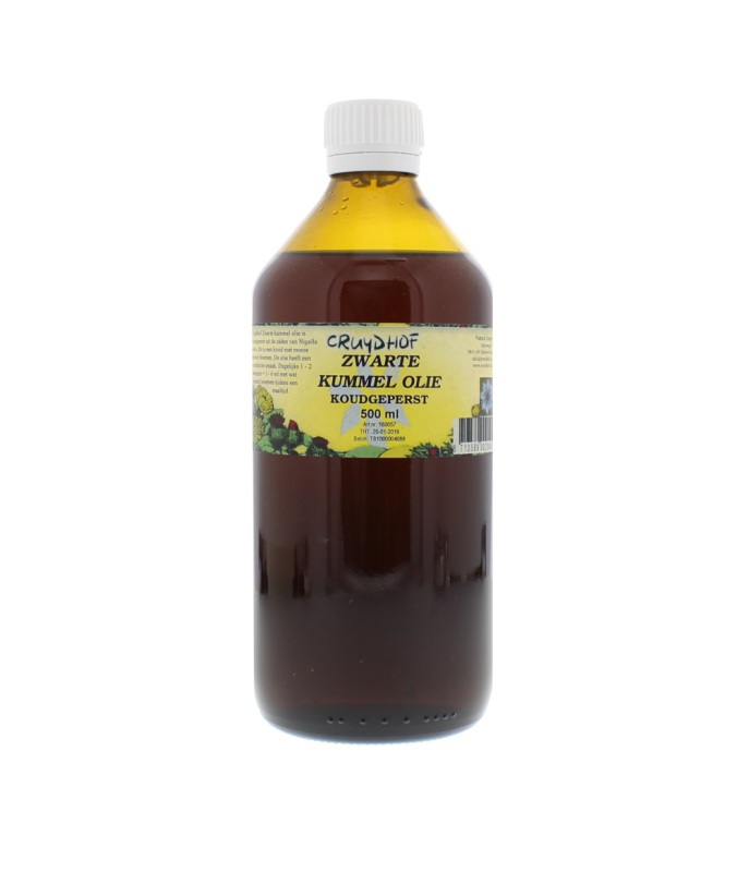 Cruydhof Zwarte Kummel Olie Koudgeperst 500ml